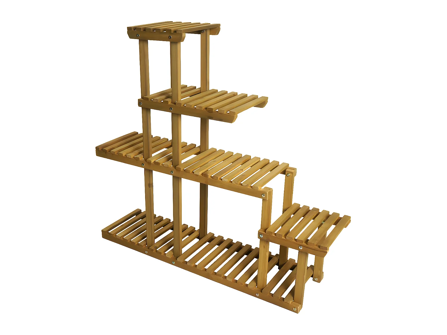 Étagère à plantes MCW-L71,  brun