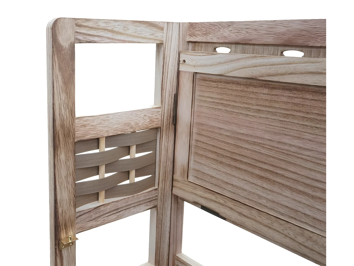 Plank MCW-K86,  bruin, vlechtwerk bruin