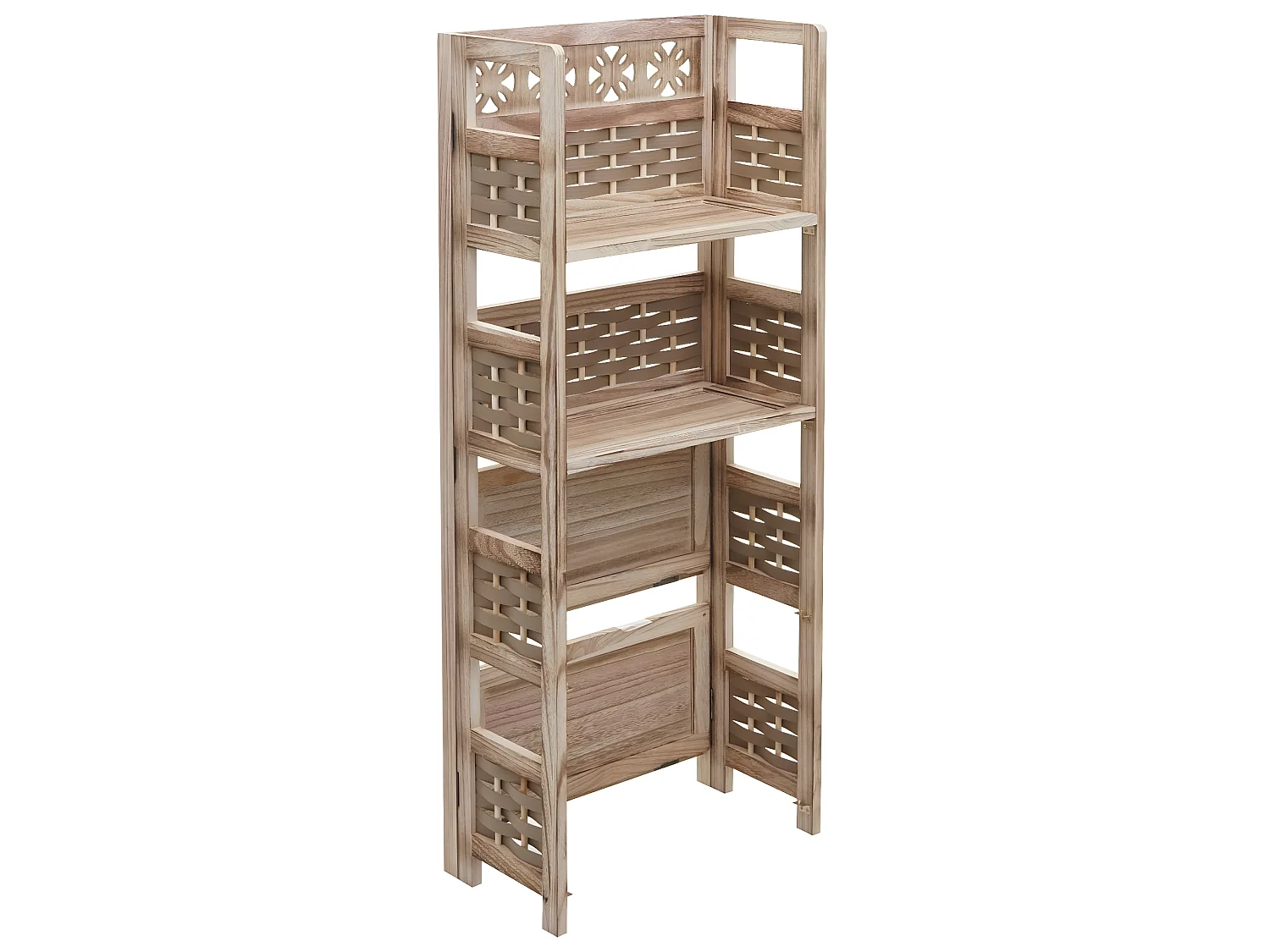 Plank MCW-K86,  bruin, vlechtwerk bruin