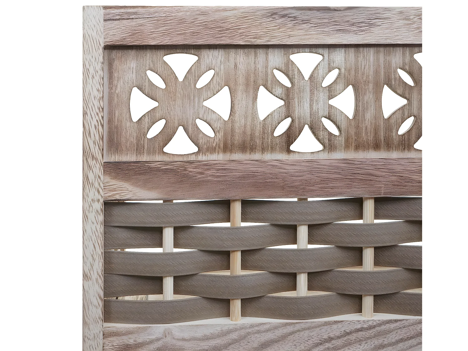 Étagère MCW-K86,  brun, tressage brun