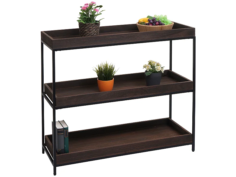 Półka MCW-K71,  ciemny brąz