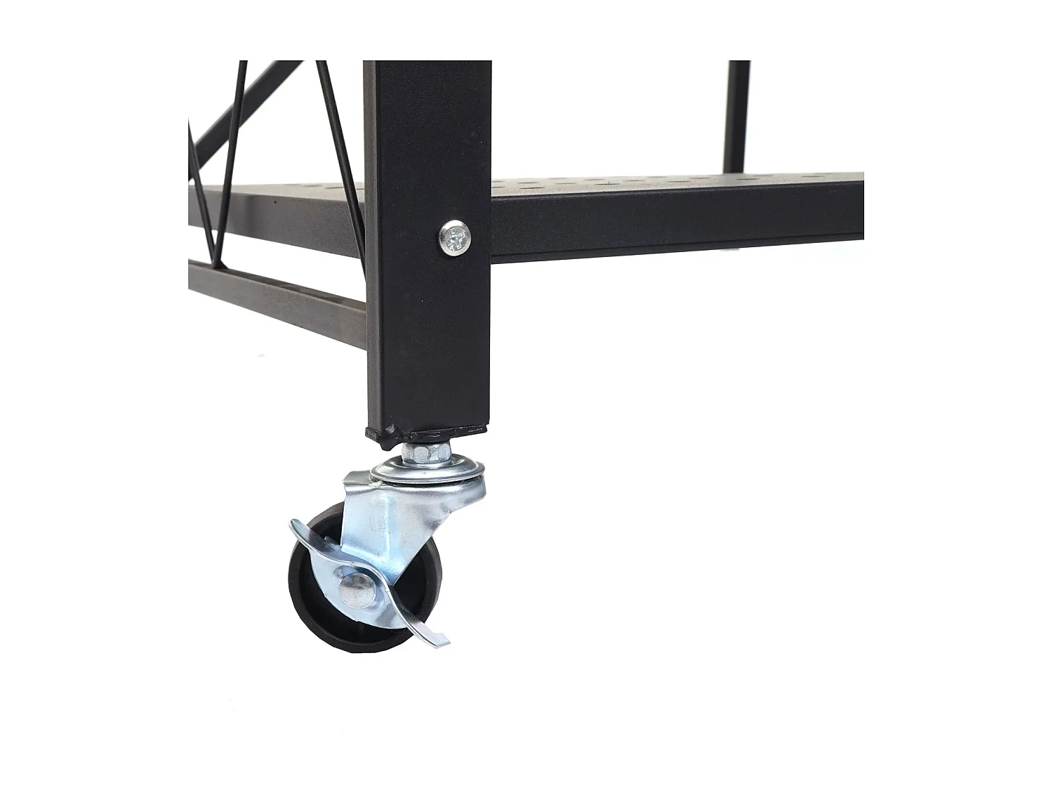 Étagère MCW-J85 pliable,  noir, 3 niveaux