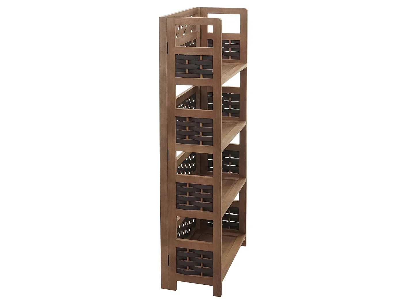 Regal MCW-K86, Dunkelbraun, Geflecht dunkelbraun