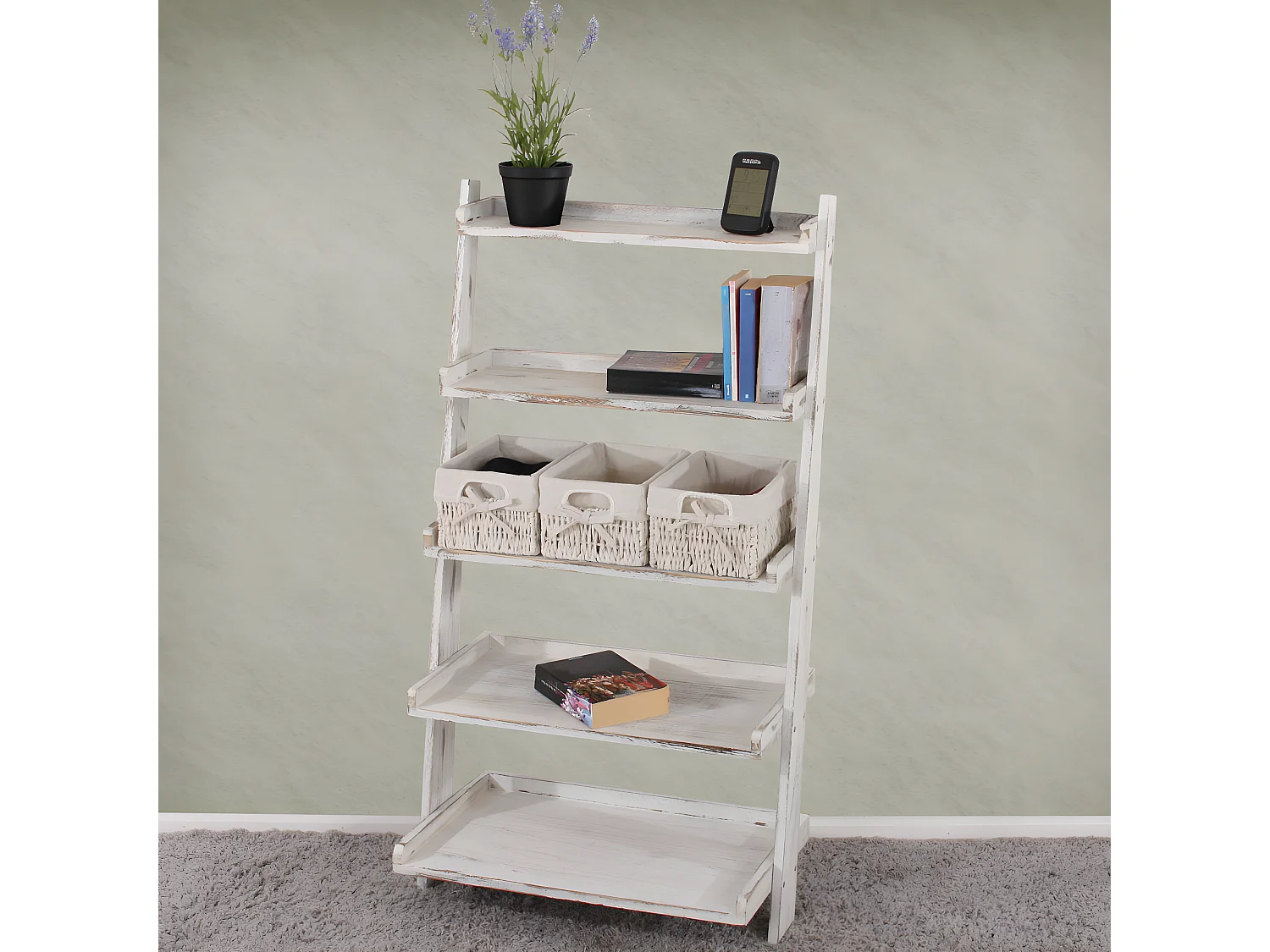 Estantería de pie Estantería para plantas,  blanco