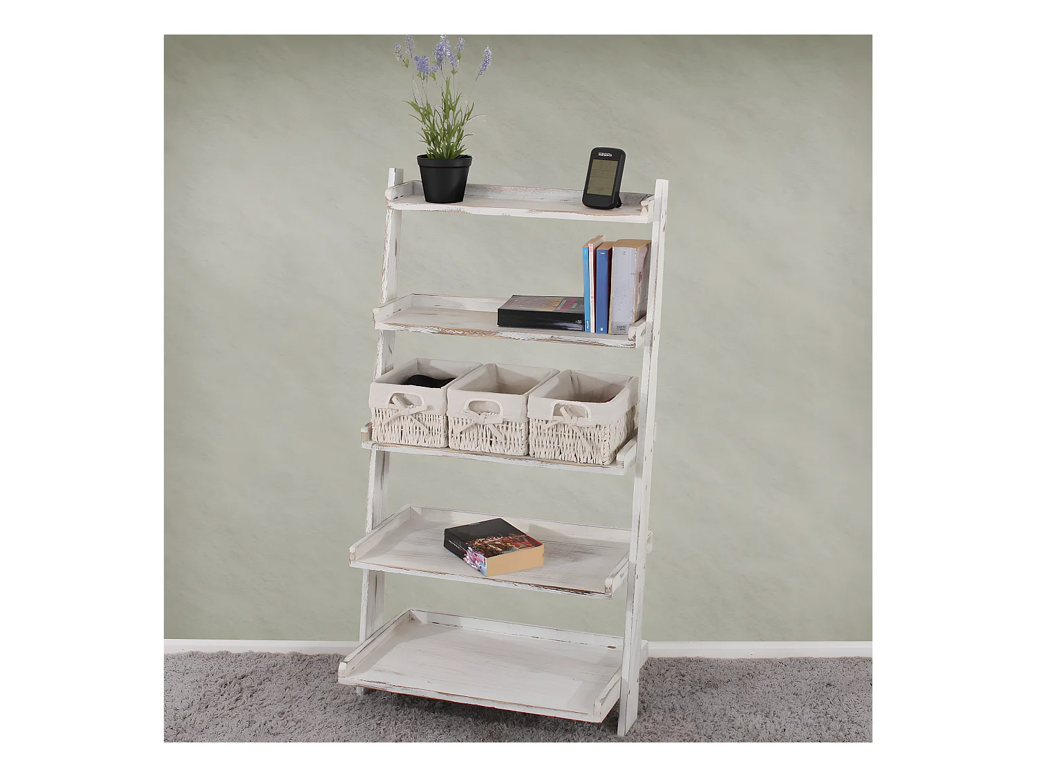 Étagère sur pied Étagère à plantes,  blanc