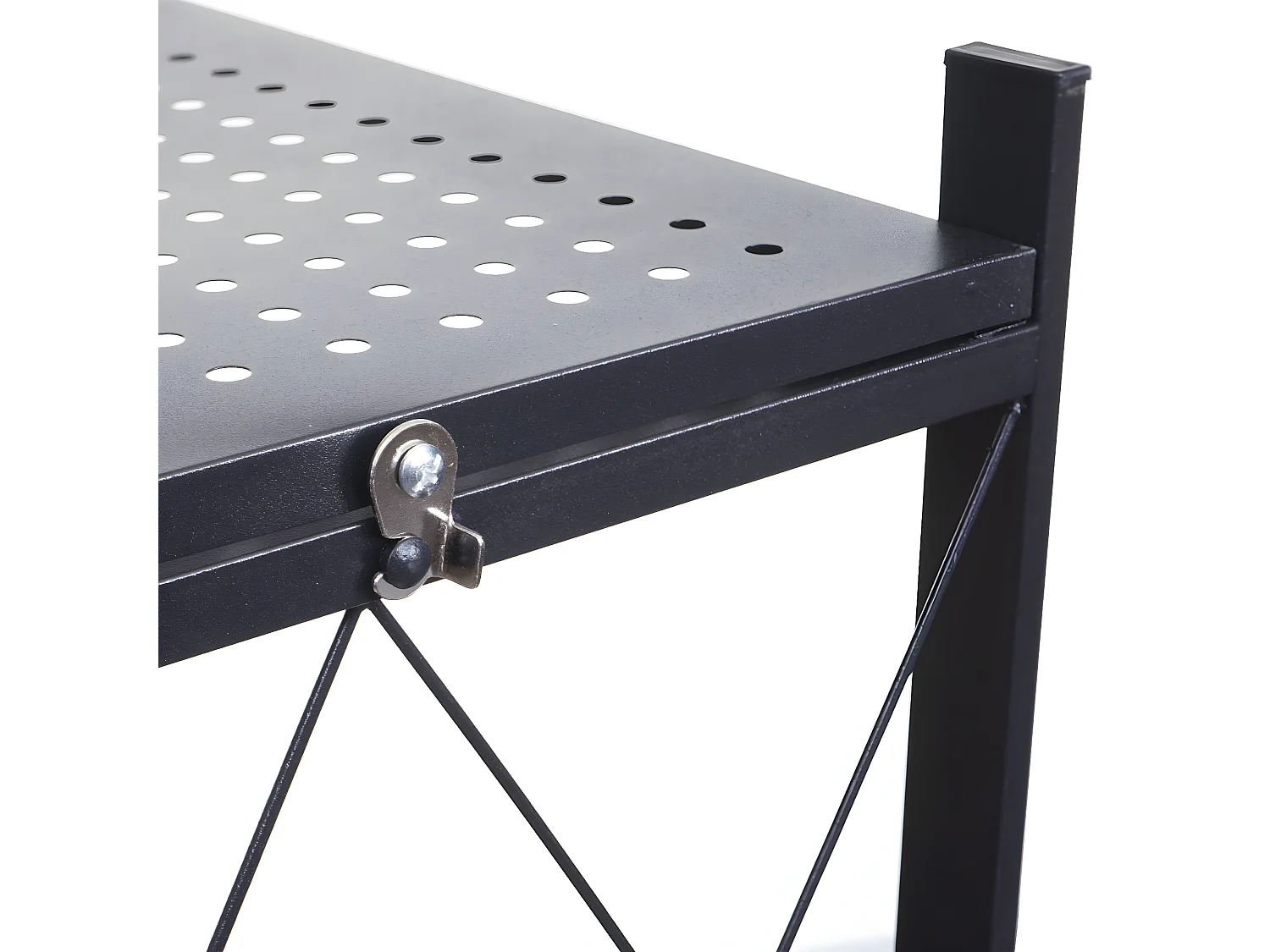 Unidade de prateleiras dobráveis MCW-J85,  preto, 5 níveis