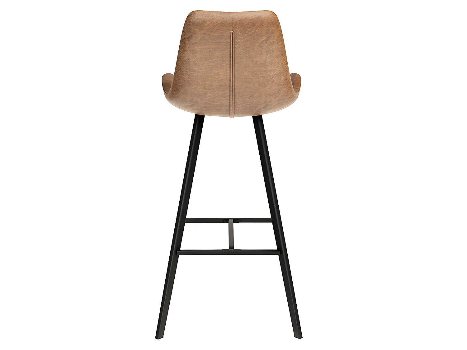 Tabouret de bar Palmas PU cognac