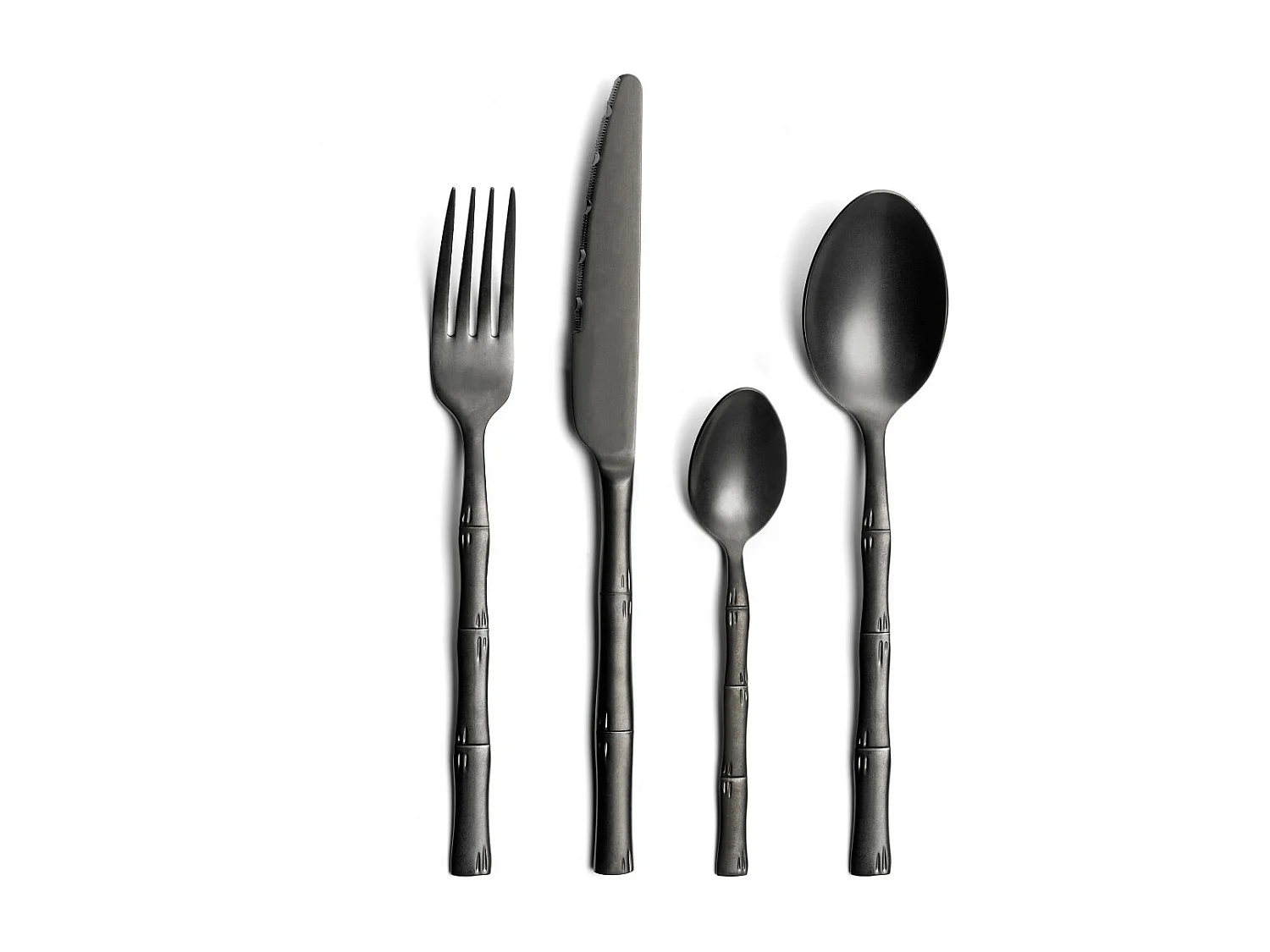 Canisse - Ménagère 16 pièces Noir mat