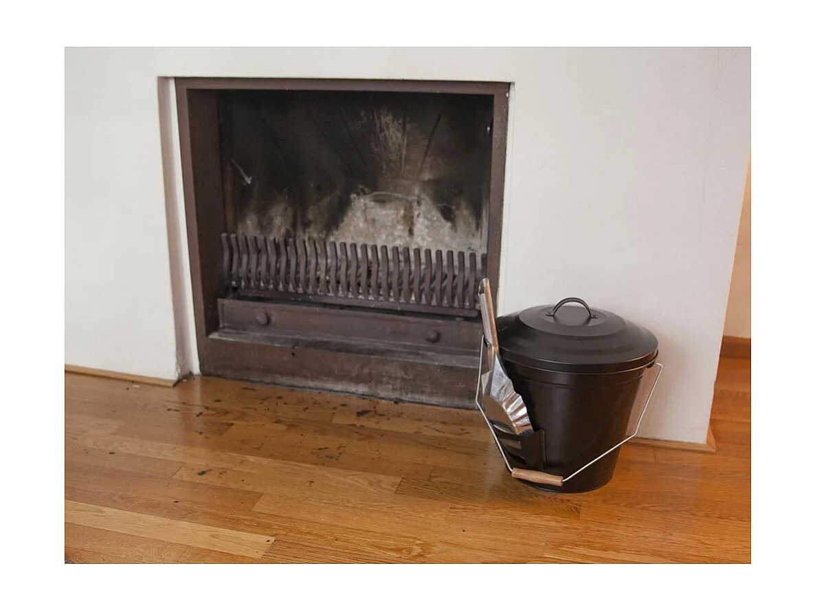 Seau à cendres avec pelle