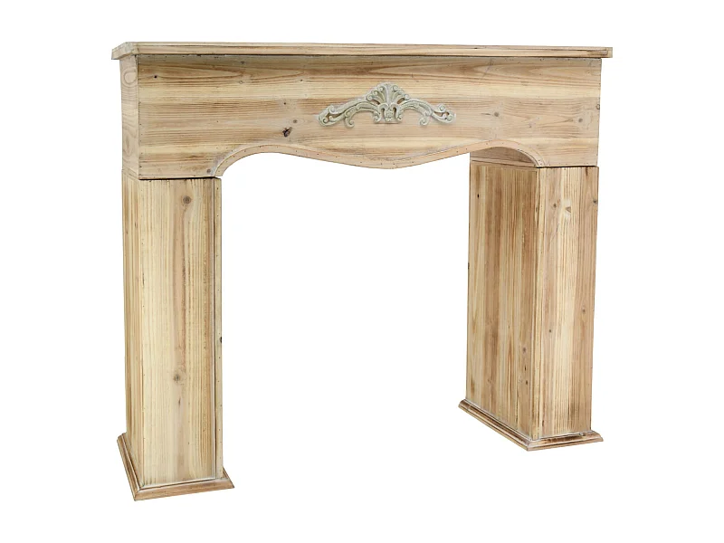 Manteau de cheminée en pin naturel Montagna