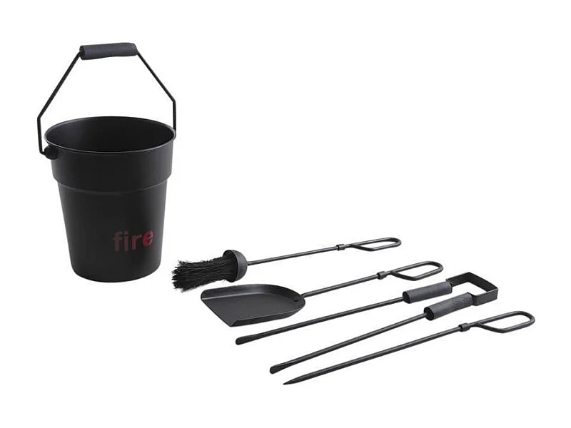 Seau 4 accessoires cheminée Fire