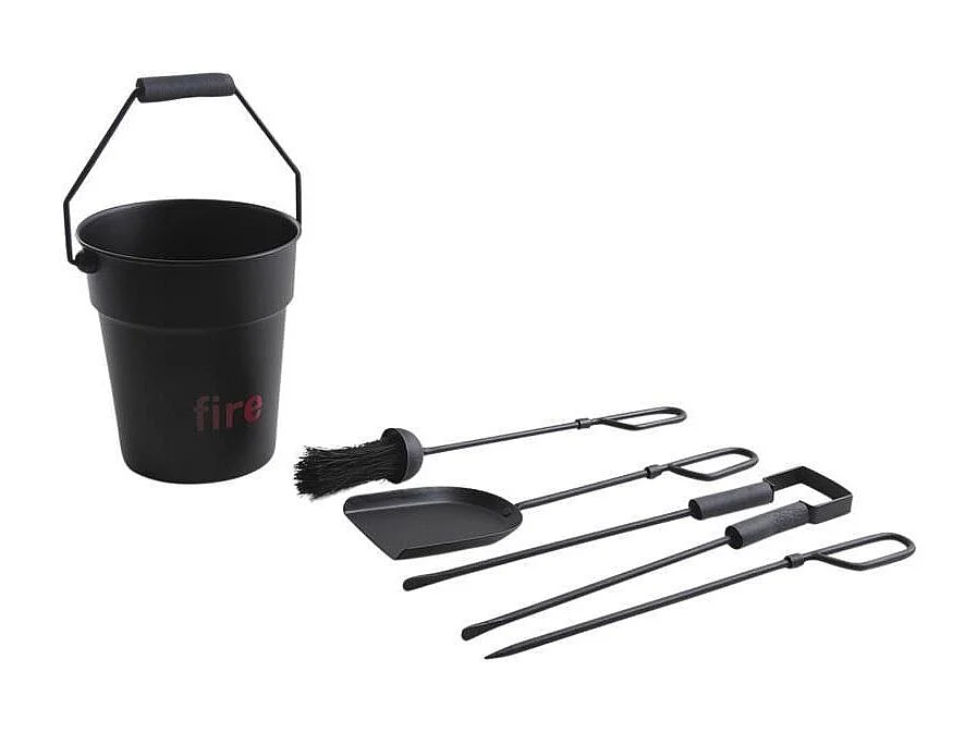 Seau 4 accessoires cheminée Fire