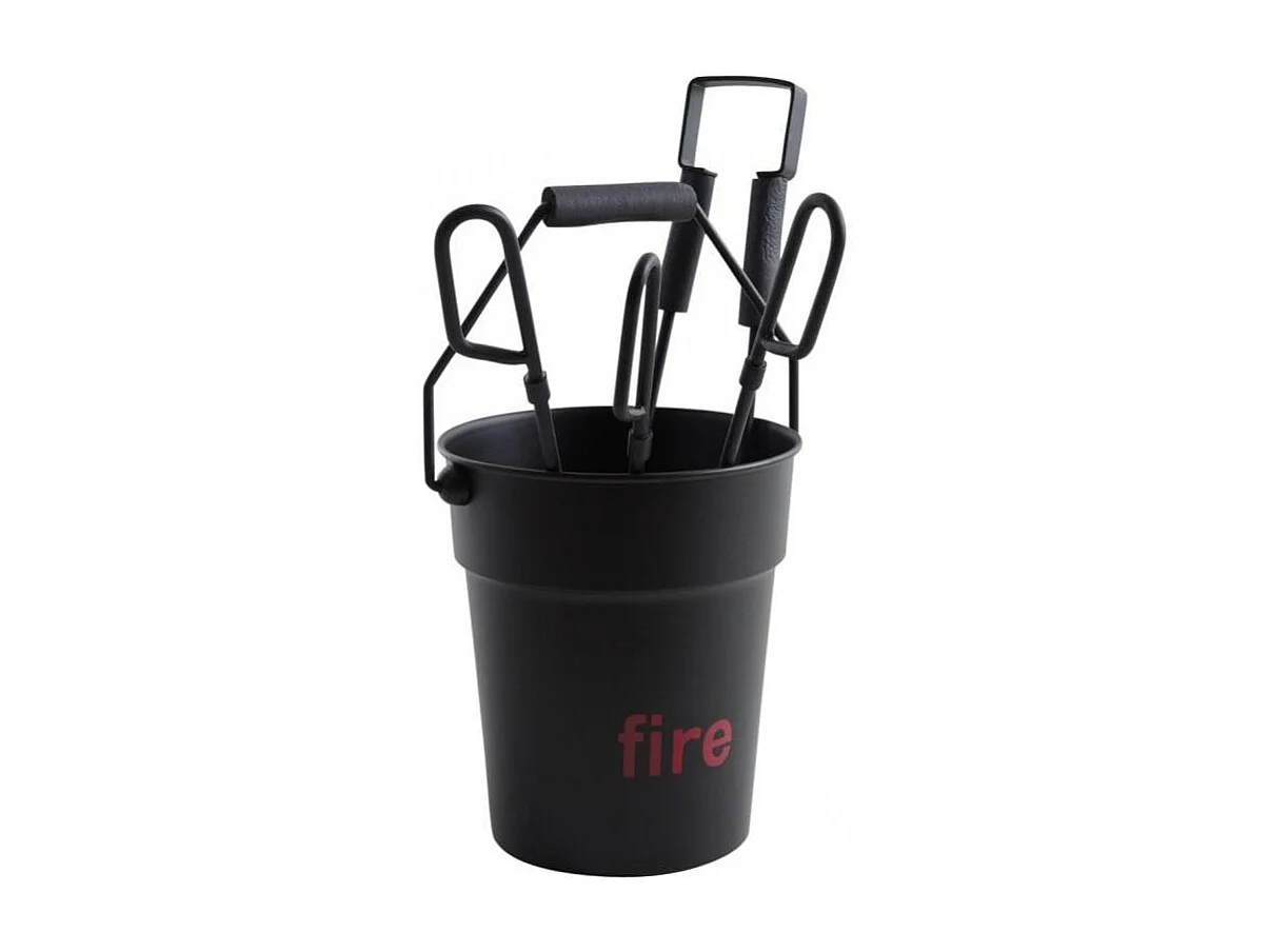 Seau 4 accessoires cheminée Fire