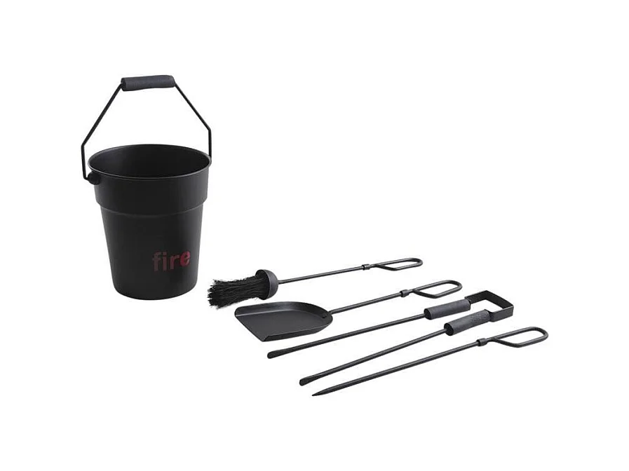 Seau 4 accessoires cheminée Fire