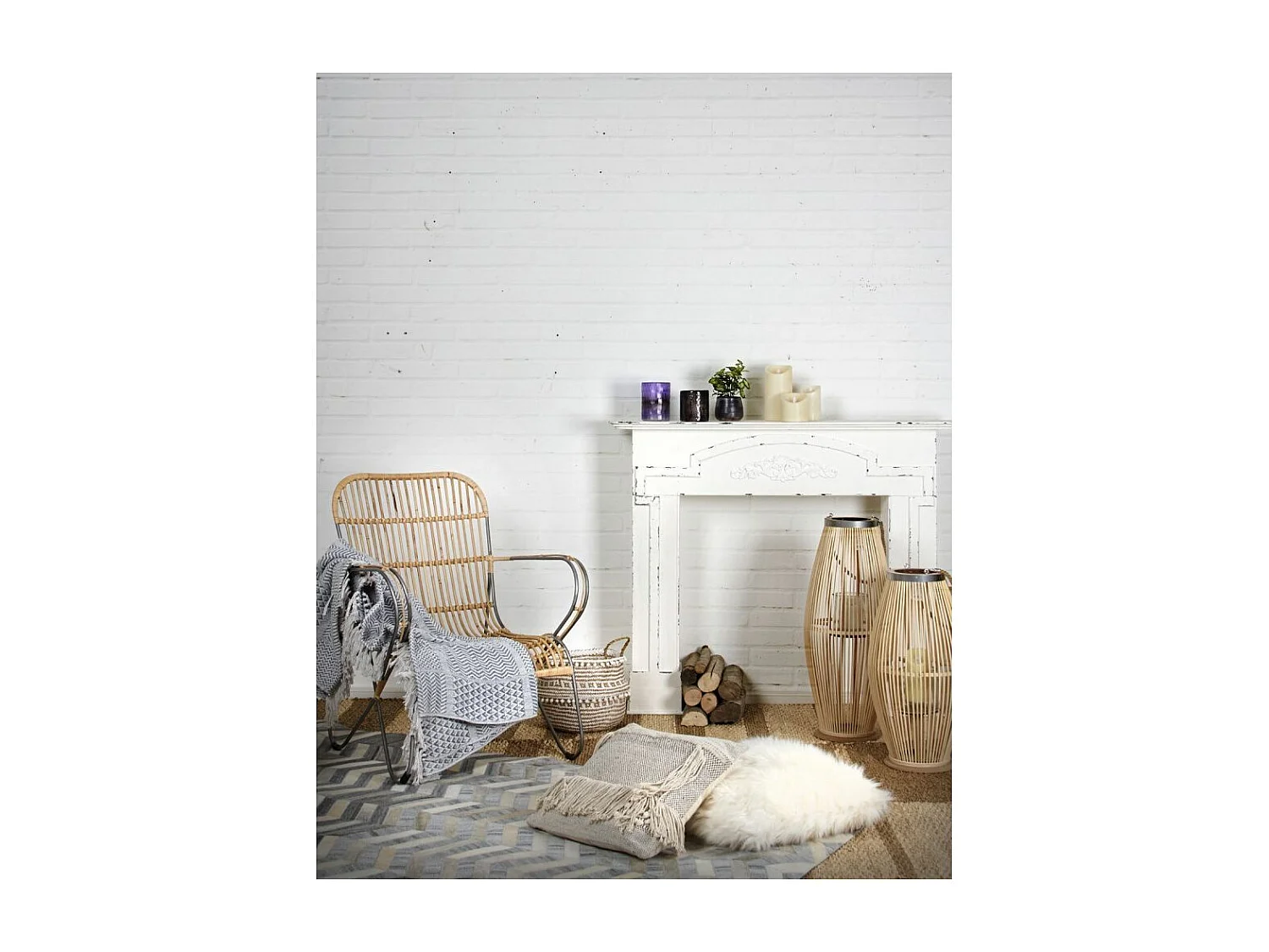 Manteau de cheminée en bois