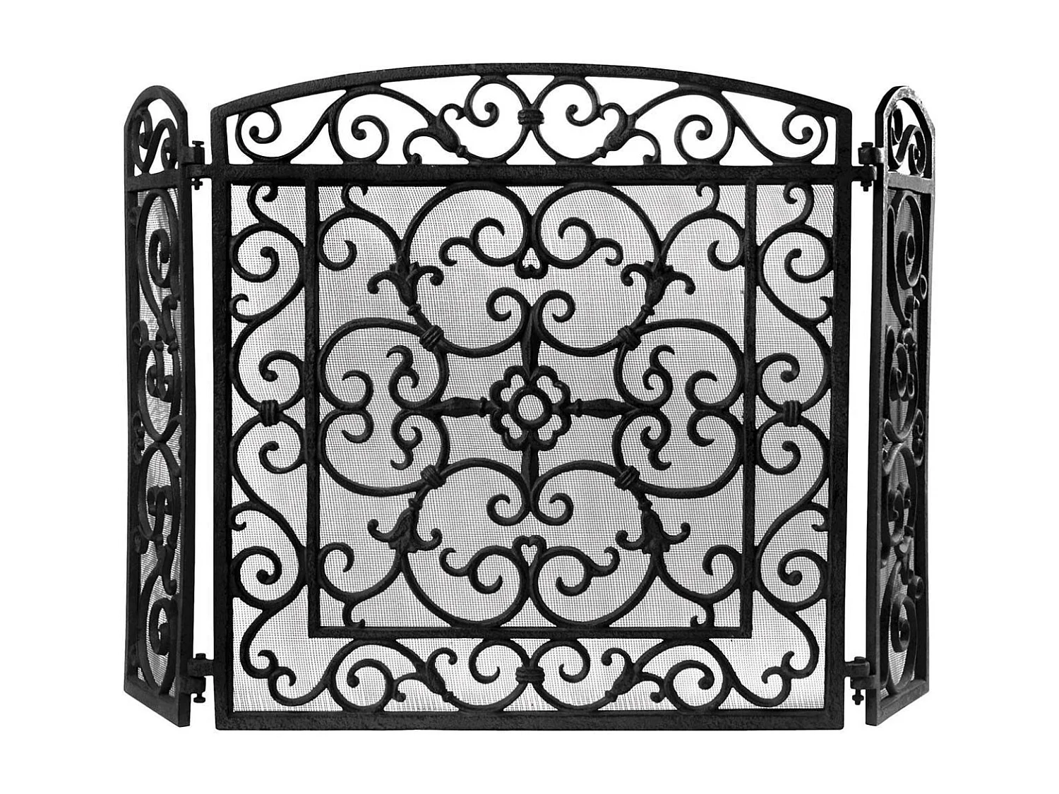 Pare-feu de cheminée en fonte