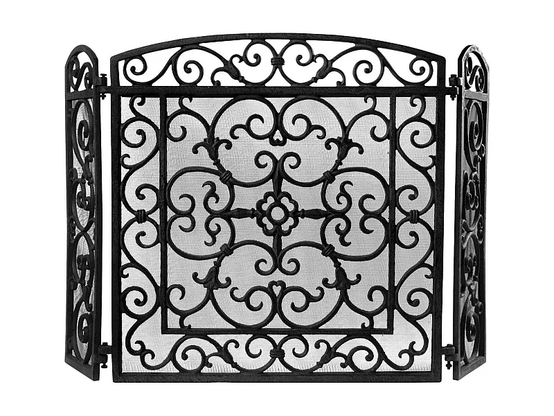 Pare-feu de cheminée en fonte