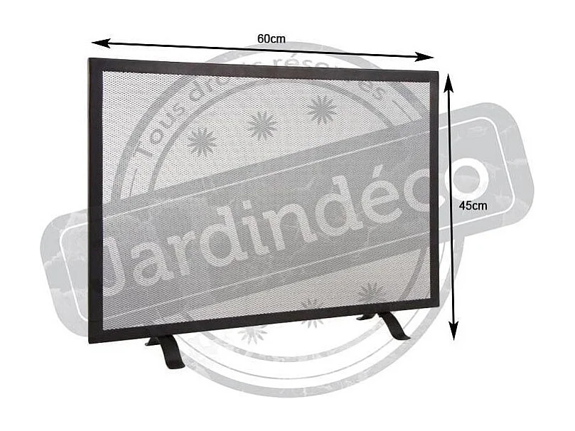 Pare-feu de cheminée en métal