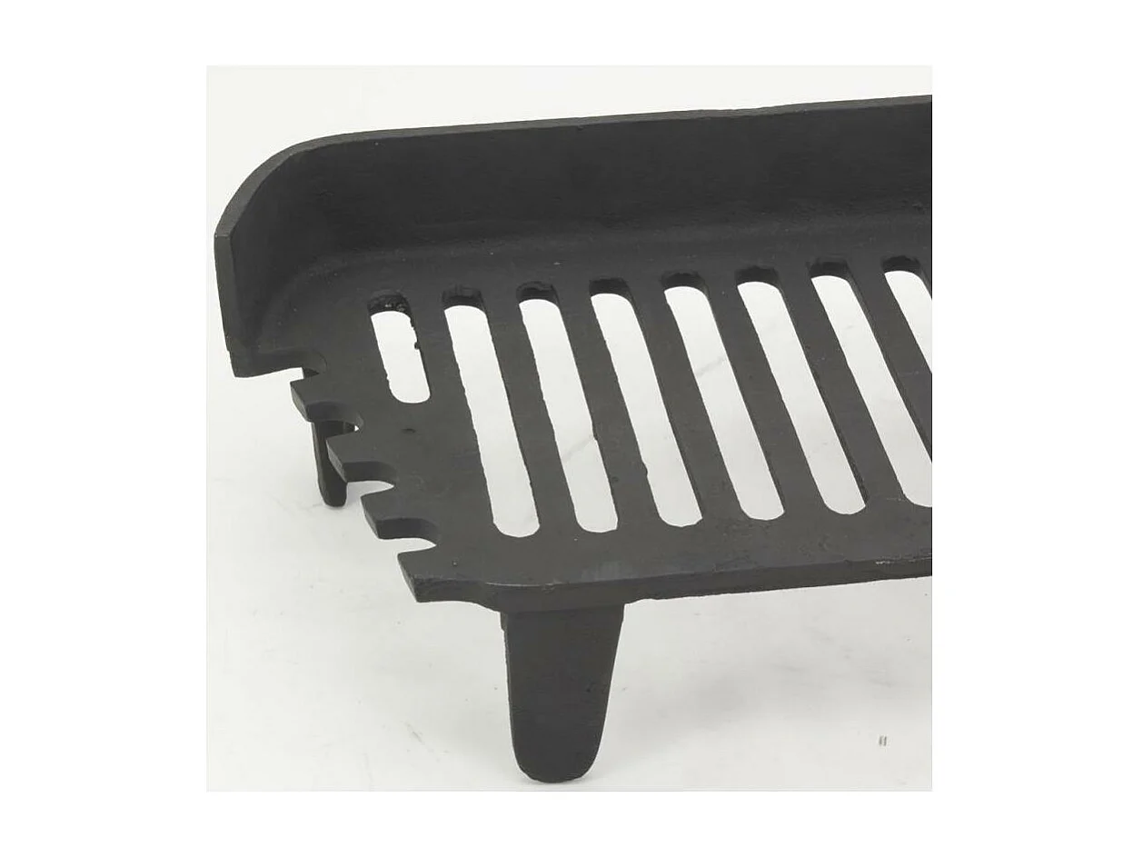 Grille de cheminée + tiroir à cendres en fonte