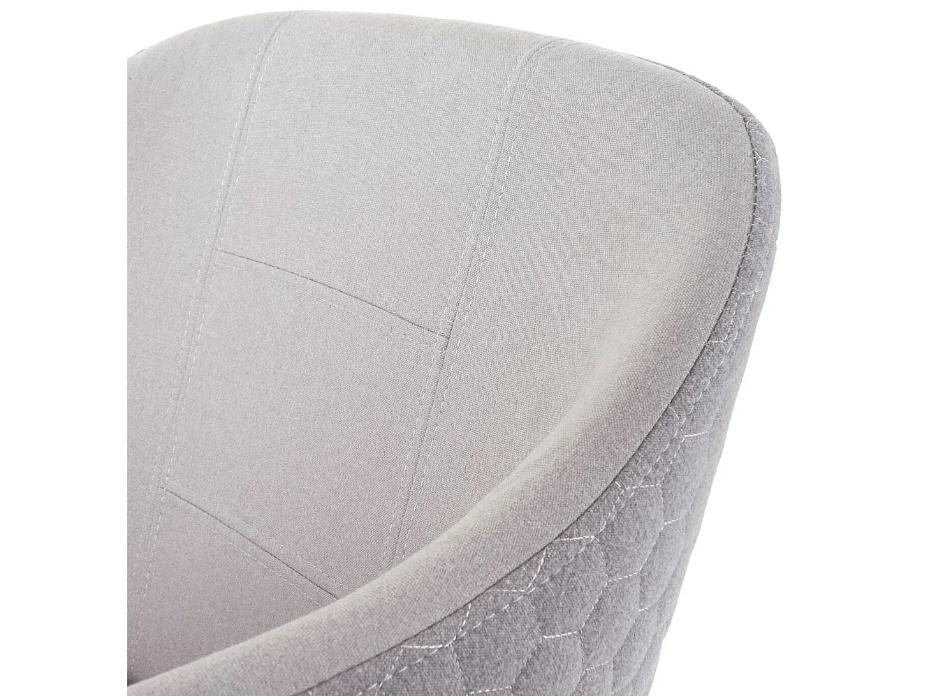 2x chaise de séjour/salle à manger HWC-D71, fauteuil, design rétro, accoudoirs, tissu - gris clair