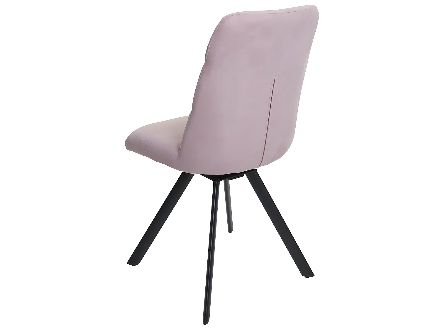 Lot de 6 chaises de salle à manger HWC-J69, chaise de cuisine, pivotante Auto-Position, velours ~ ro