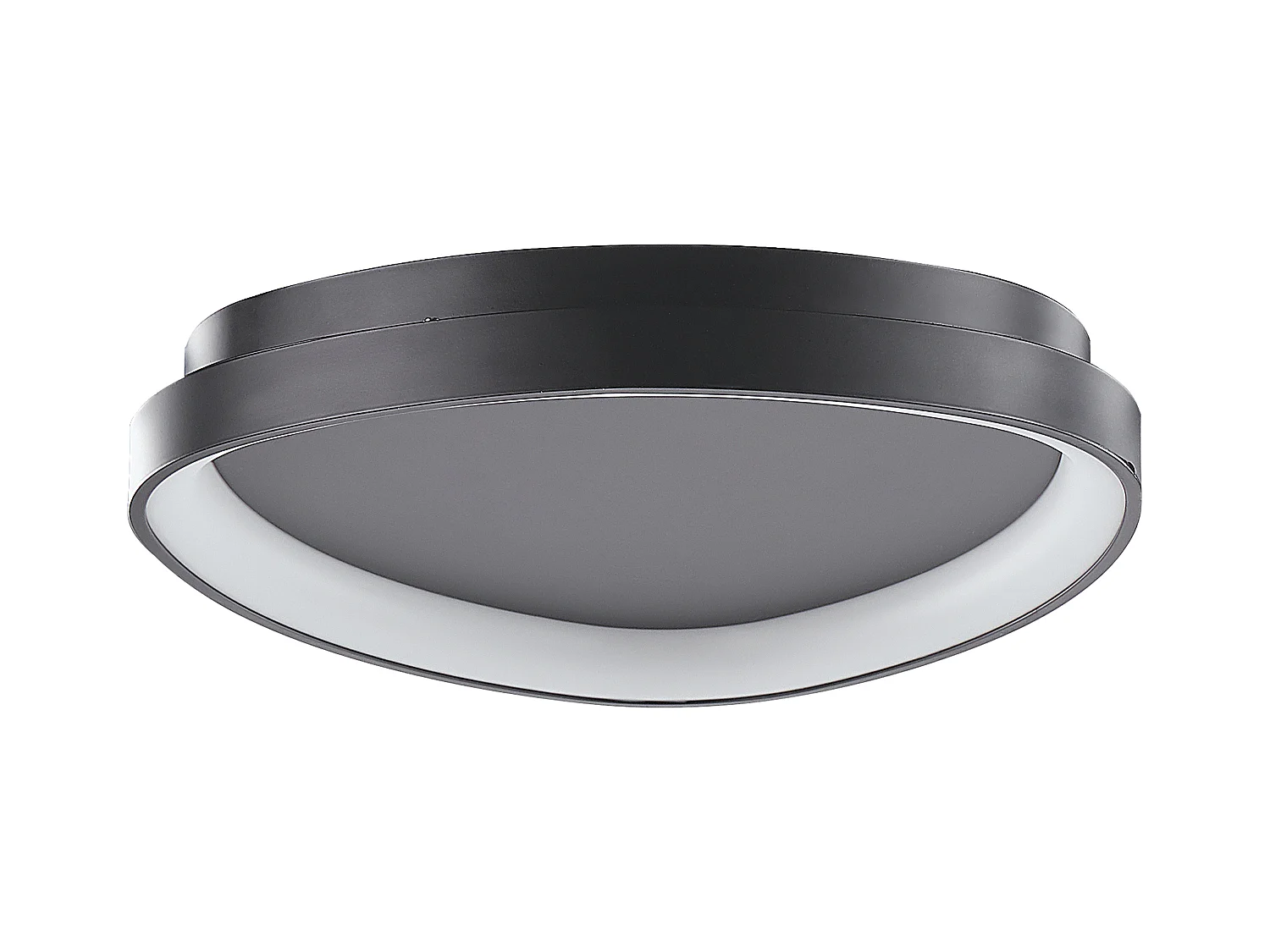 Lampadario a LED NANDING Metallo Nero