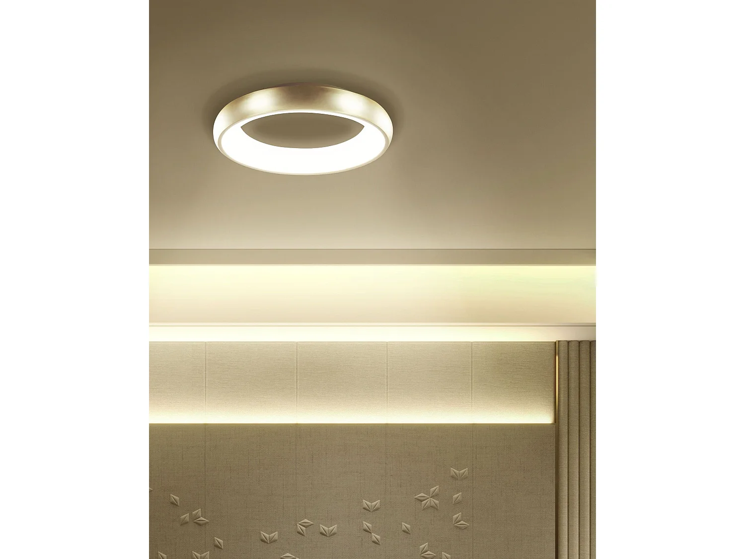 LED plafondlamp ATARAN Metaal Goud