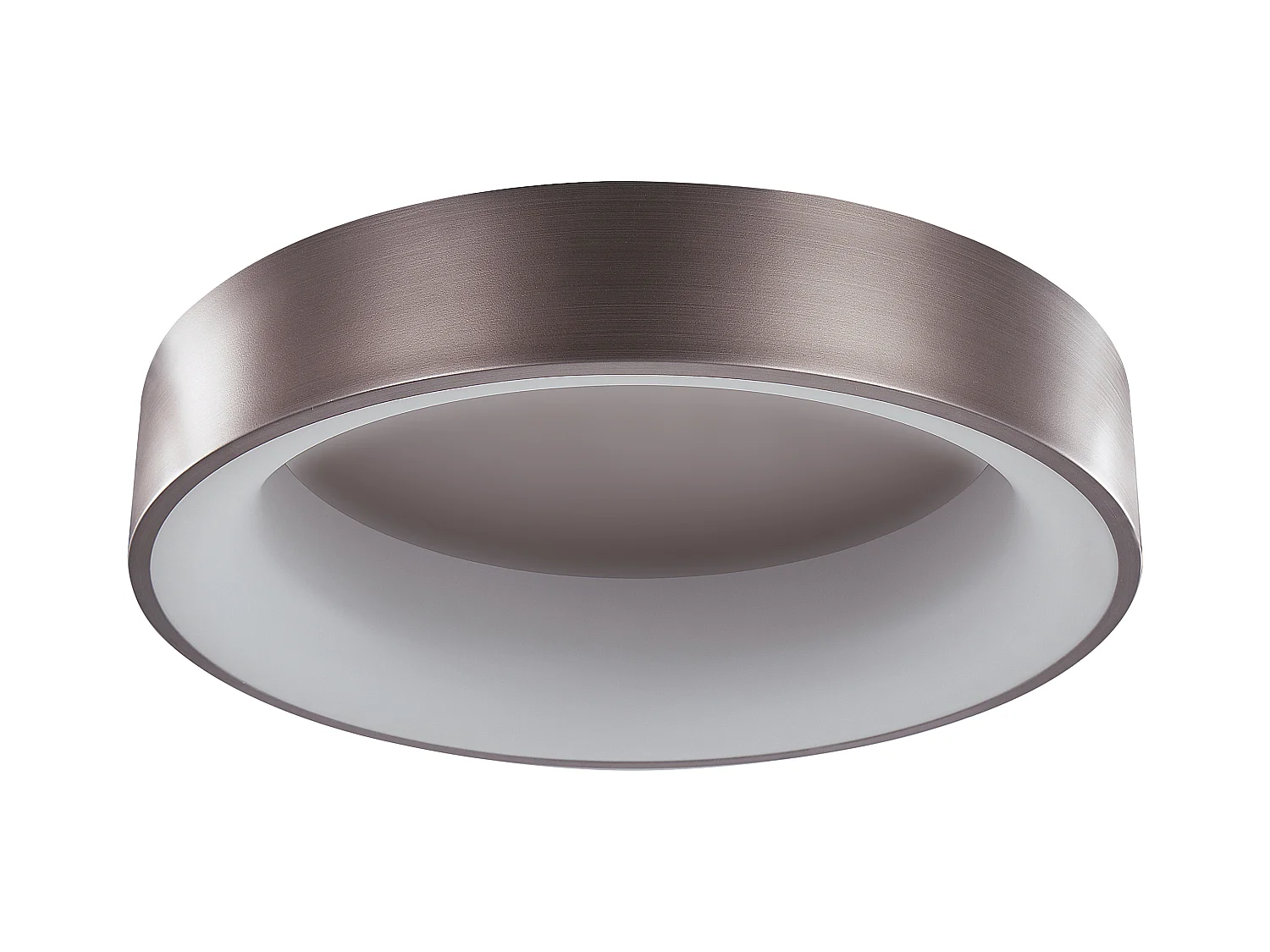 Plafonnier à LED DAWEI Métal Marron clair