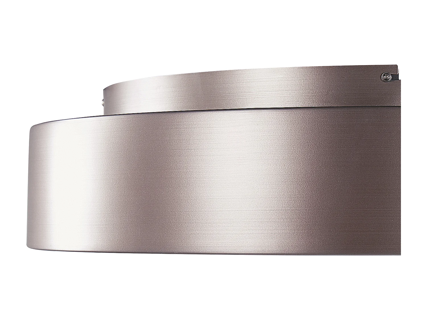 Plafonnier à LED DAWEI Métal Marron clair