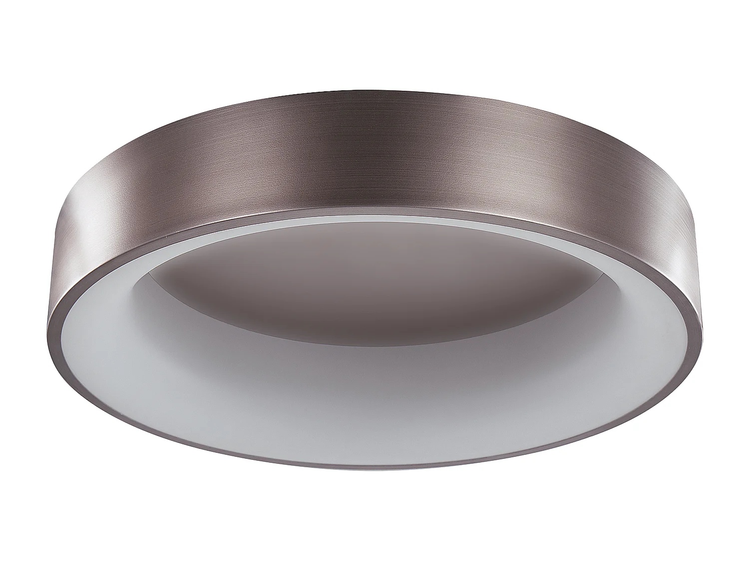 Candeeiro de teto LED DAWEI Metal Castanho claro