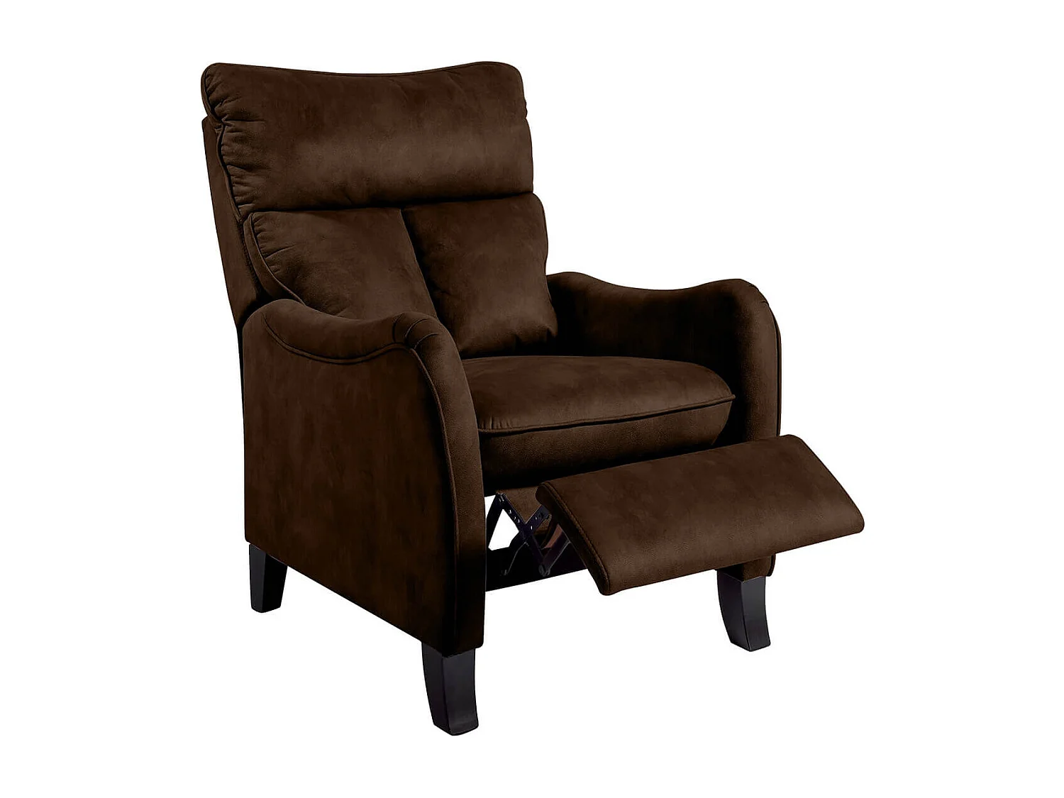 OVIEDO - Fauteuil Relax Manuel Coloris Chocolat