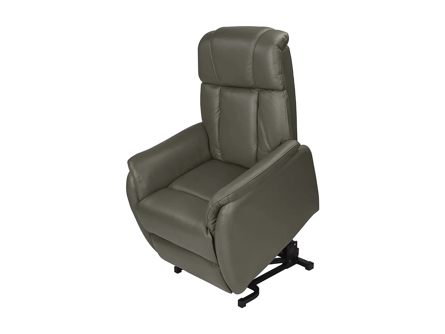 TAMISE - Fauteuil Relax et Releveur Electrique Cuir Taupe