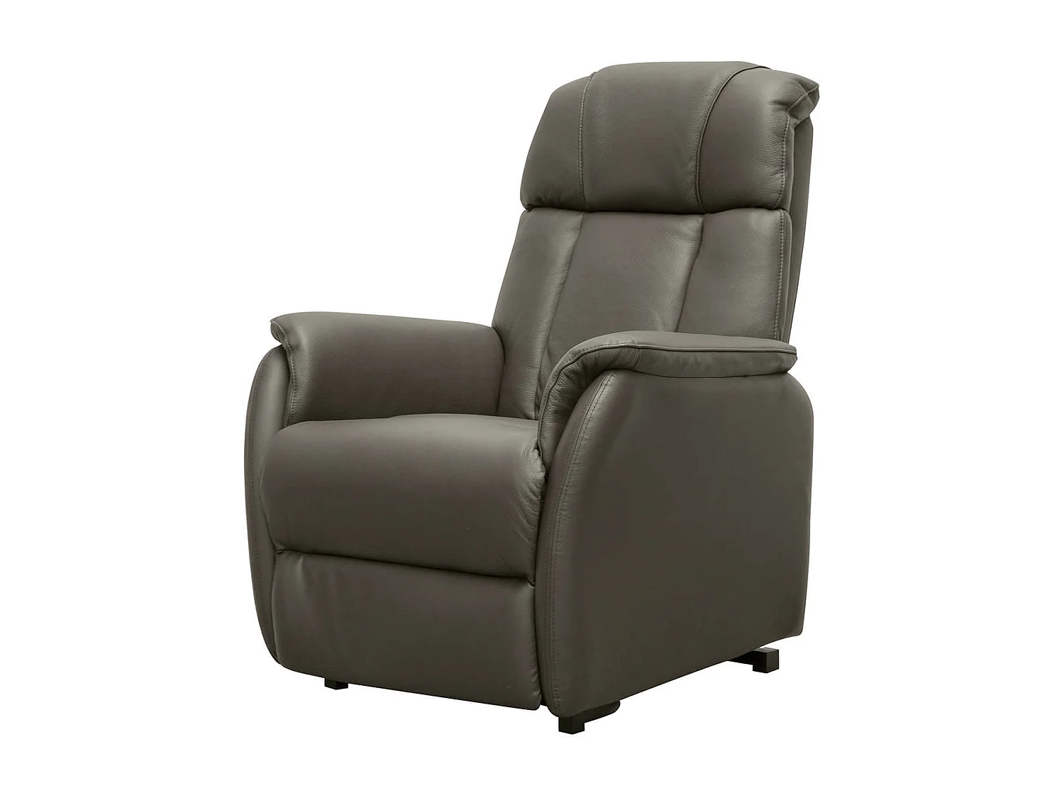 TAMISE - Fauteuil Relax et Releveur Electrique Cuir Taupe
