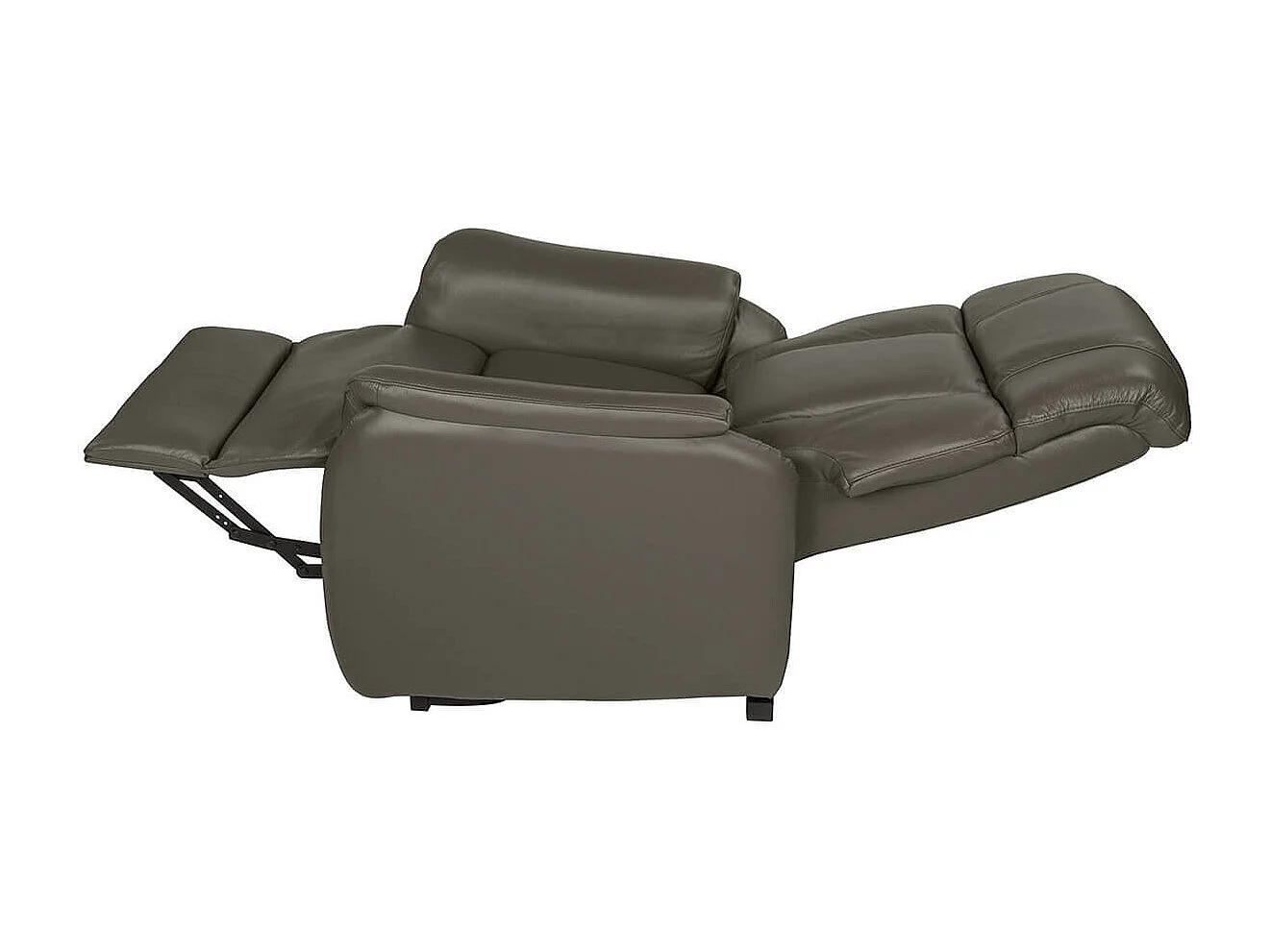 TAMISE - Fauteuil Relax et Releveur Electrique Cuir Taupe