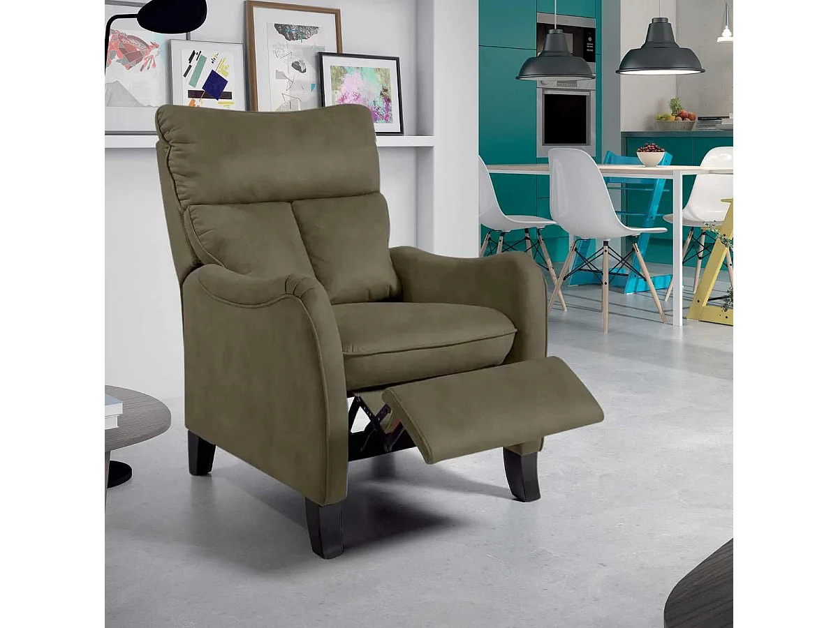 OVIEDO - Fauteuil Relax Manuel Coloris Sable