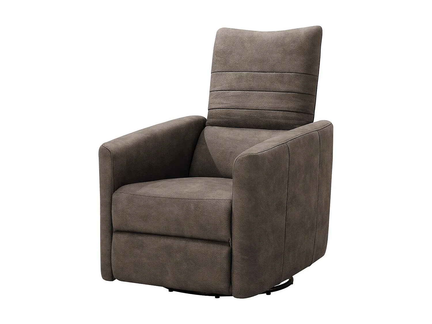 ERBA - Fauteuil Relax Manuel PushBack Tissu Taupe marbré