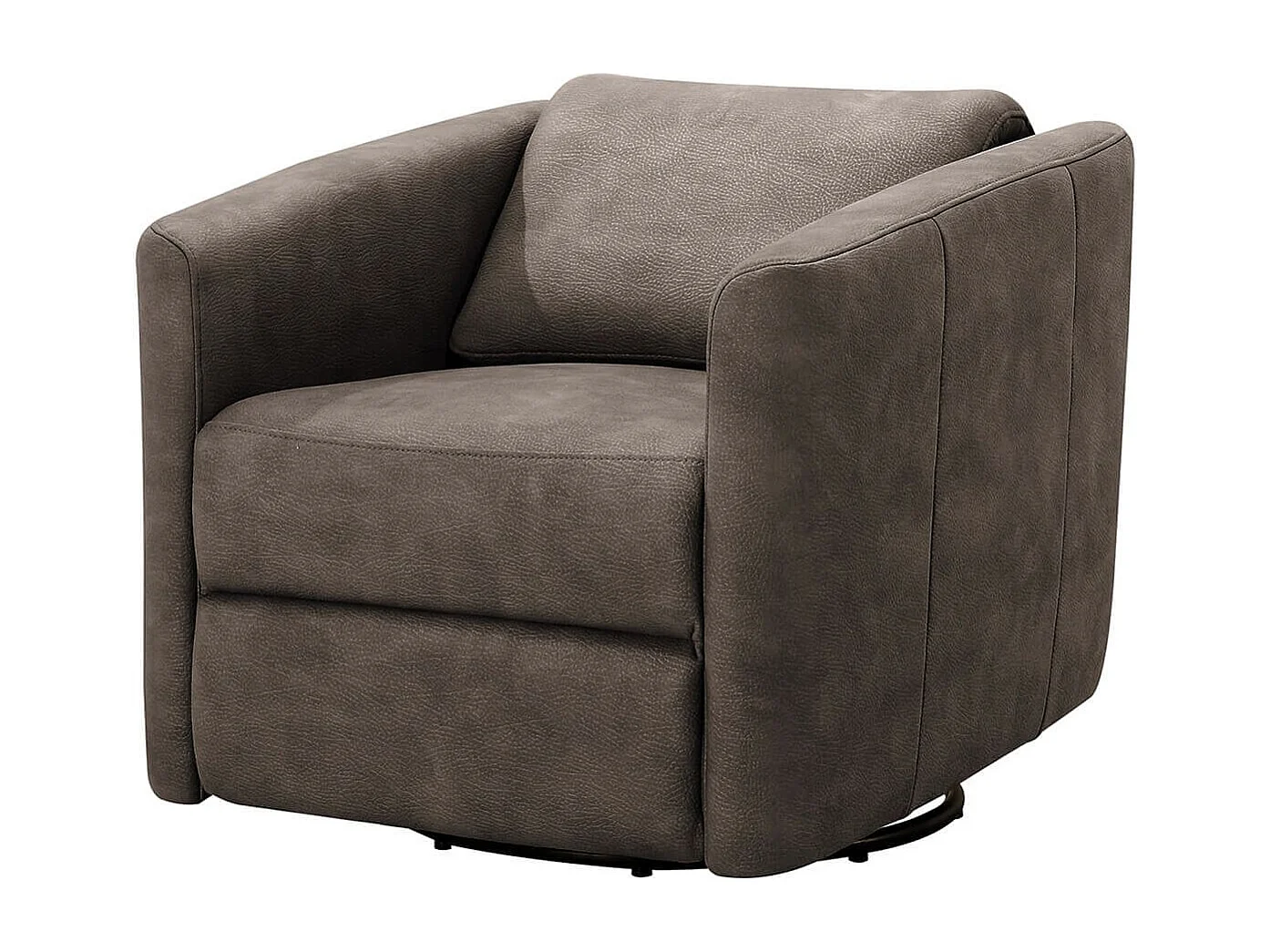 ERBA - Fauteuil Relax Manuel PushBack Tissu Taupe marbré