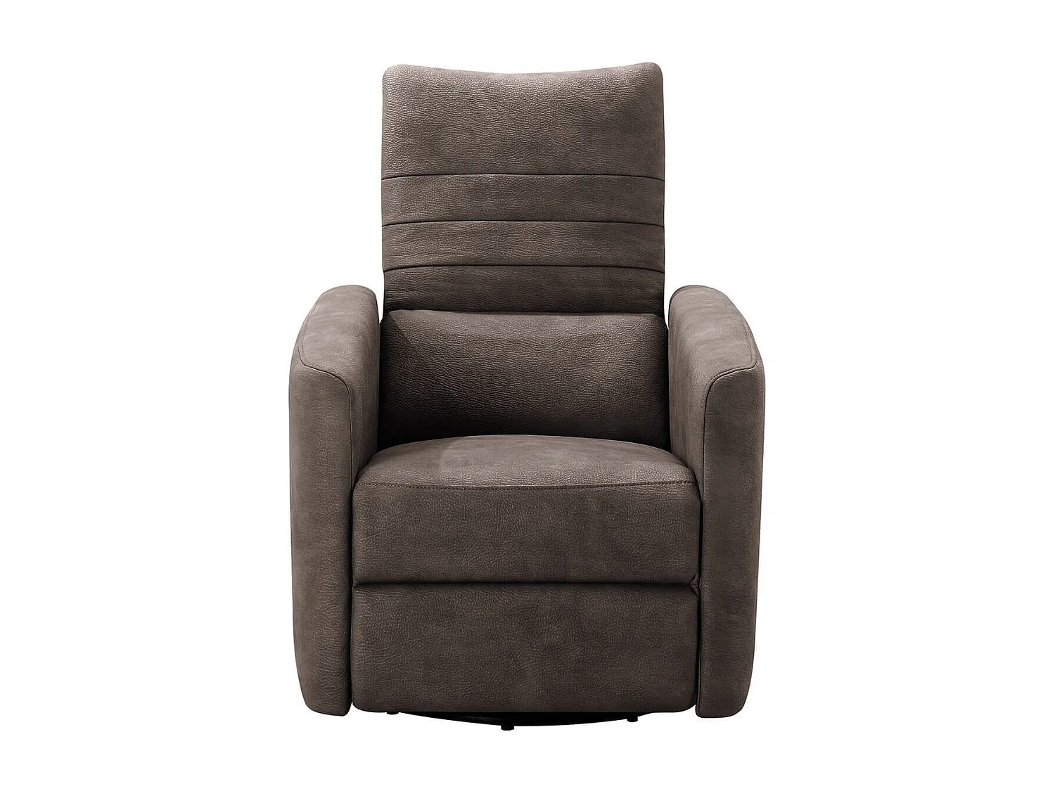 ERBA - Fauteuil Relax Manuel PushBack Tissu Taupe marbré