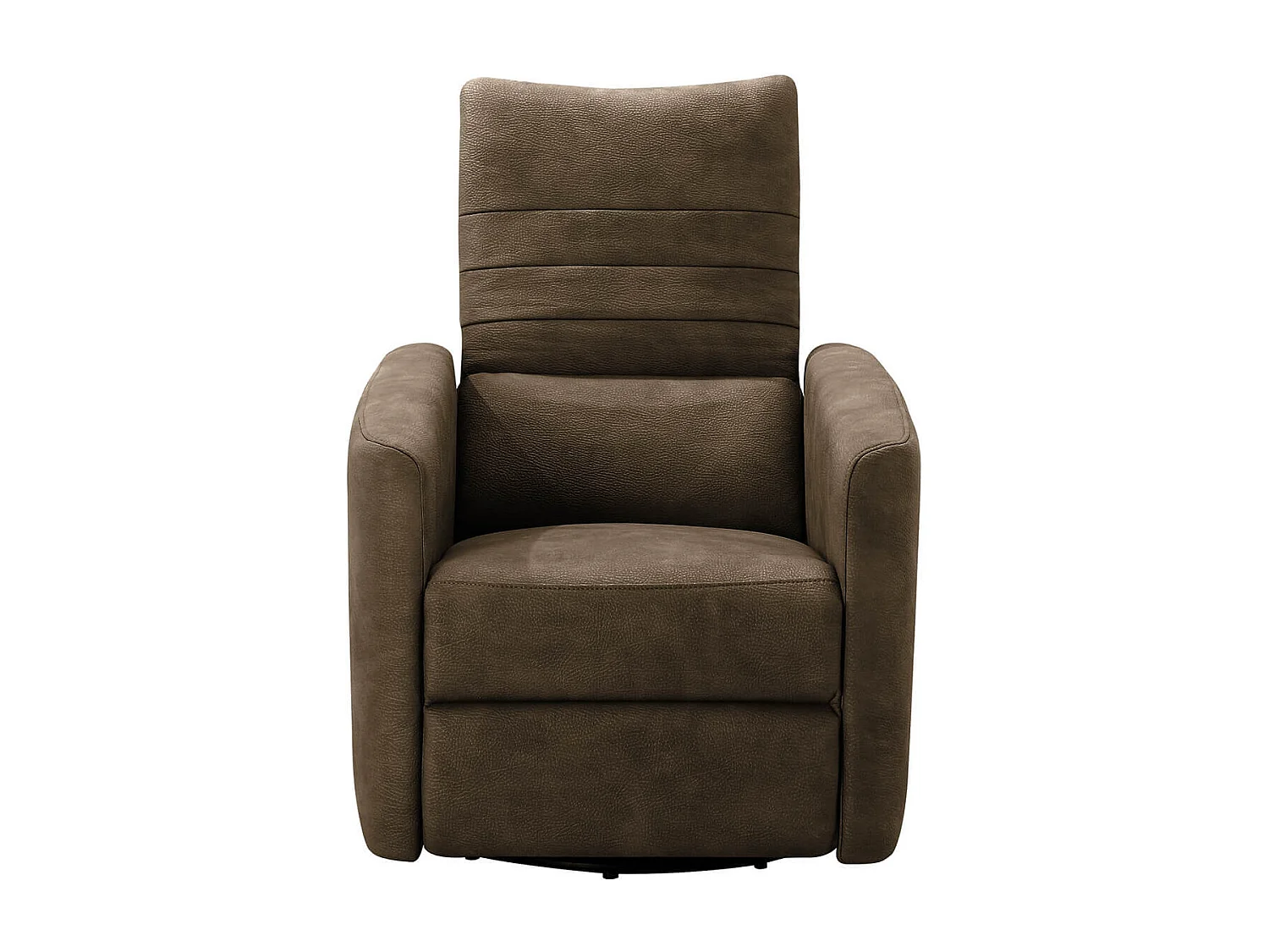 ERBA - Fauteuil Relax Manuel PushBack Tissu Taupe marbré