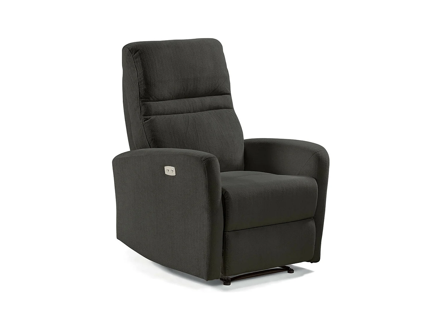 YANGAS - Fauteuil Relax Electrique Tissu Gris Foncé