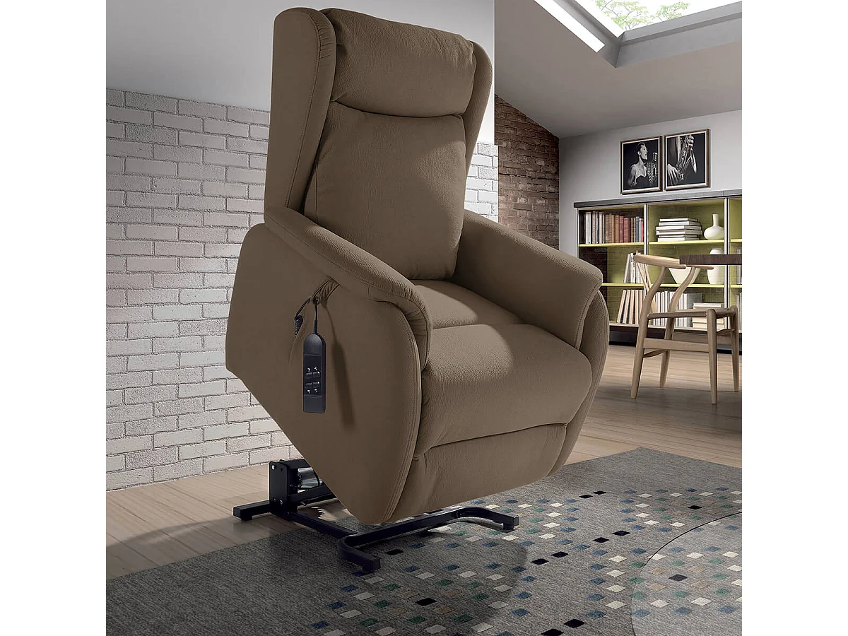 ZAMORA - Fauteuil Releveur Beige