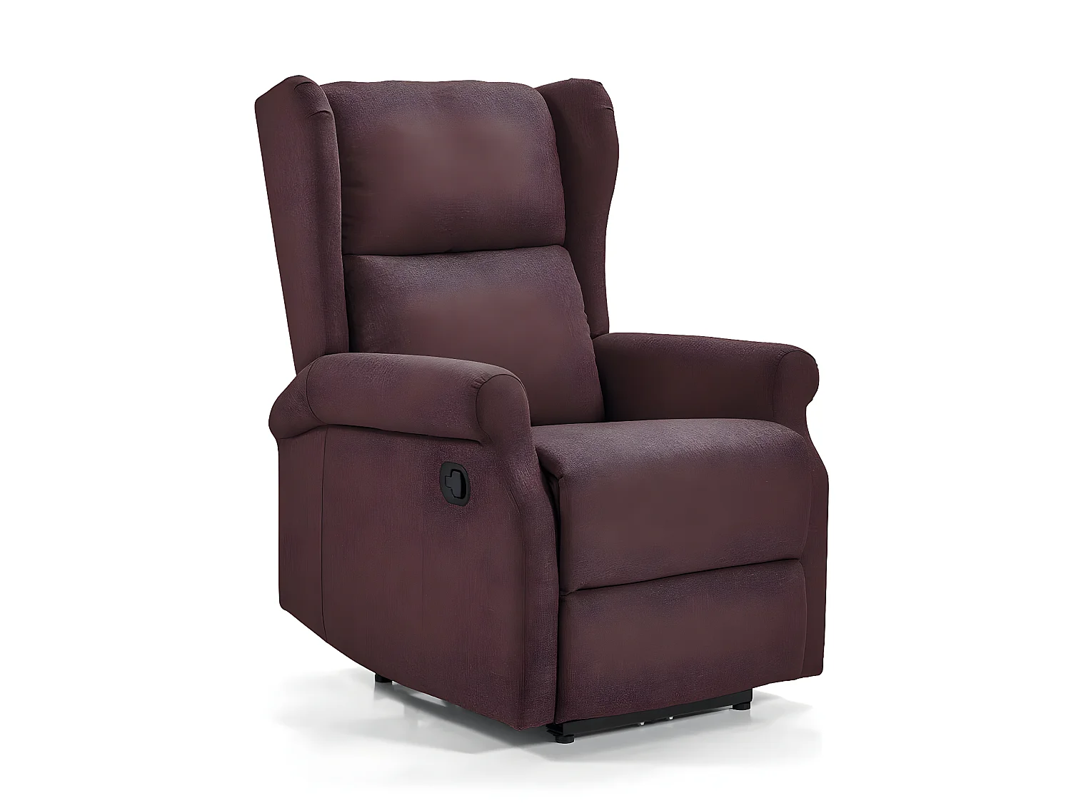 NIJNI - Fauteuil Relax Manuel Tissu Bordeaux