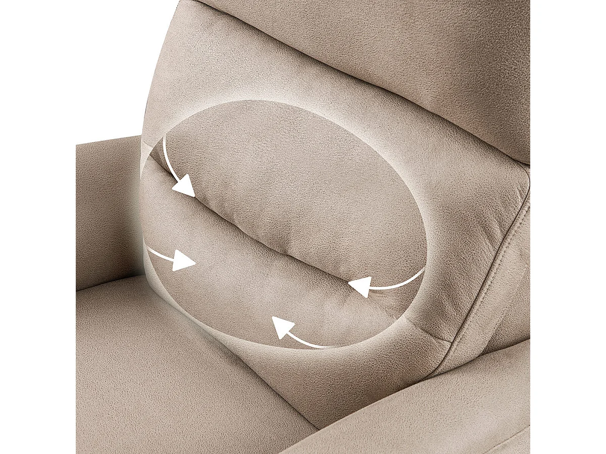 ADRIA - Fauteuil Relax et Releveur Electrique Sable