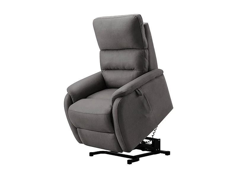 ADRIA - Fauteuil Relax et Releveur Electrique Tissu Gris