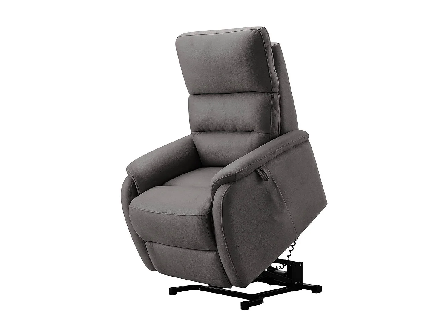 ADRIA - Fauteuil Relax et Releveur Electrique Tissu Gris