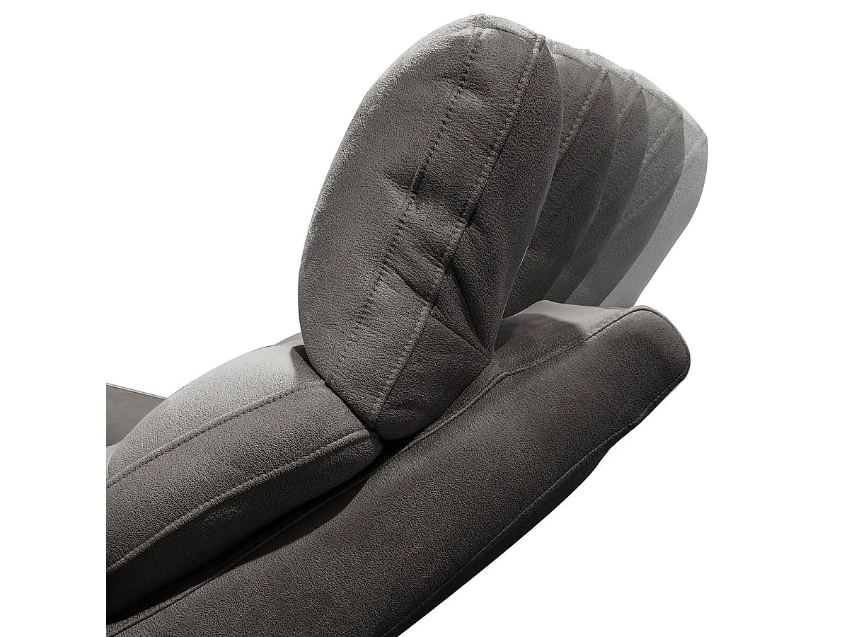 ADRIA - Fauteuil Relax et Releveur Electrique Tissu Gris