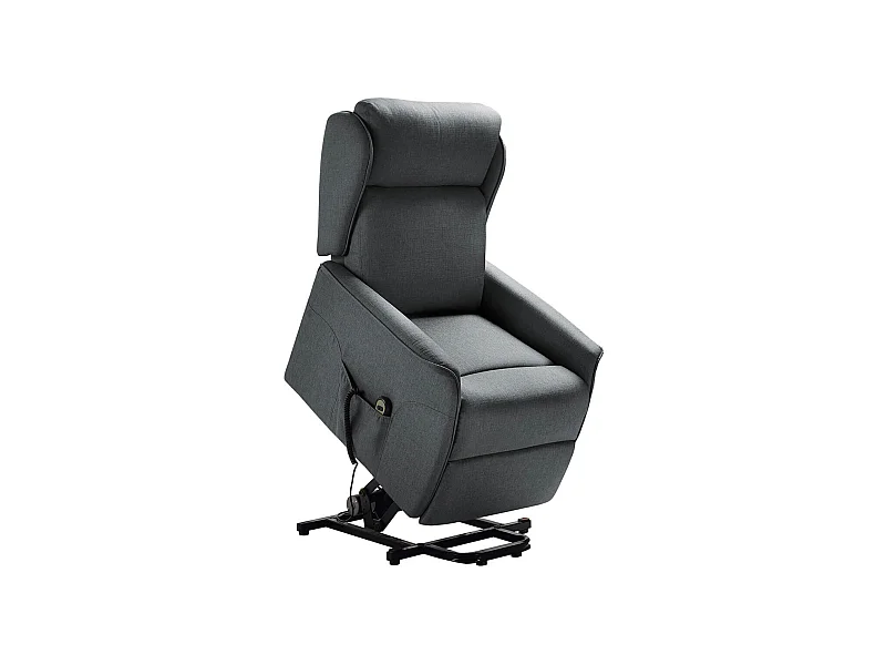 TABAGON - Fauteuil Relax et Releveur Bleu