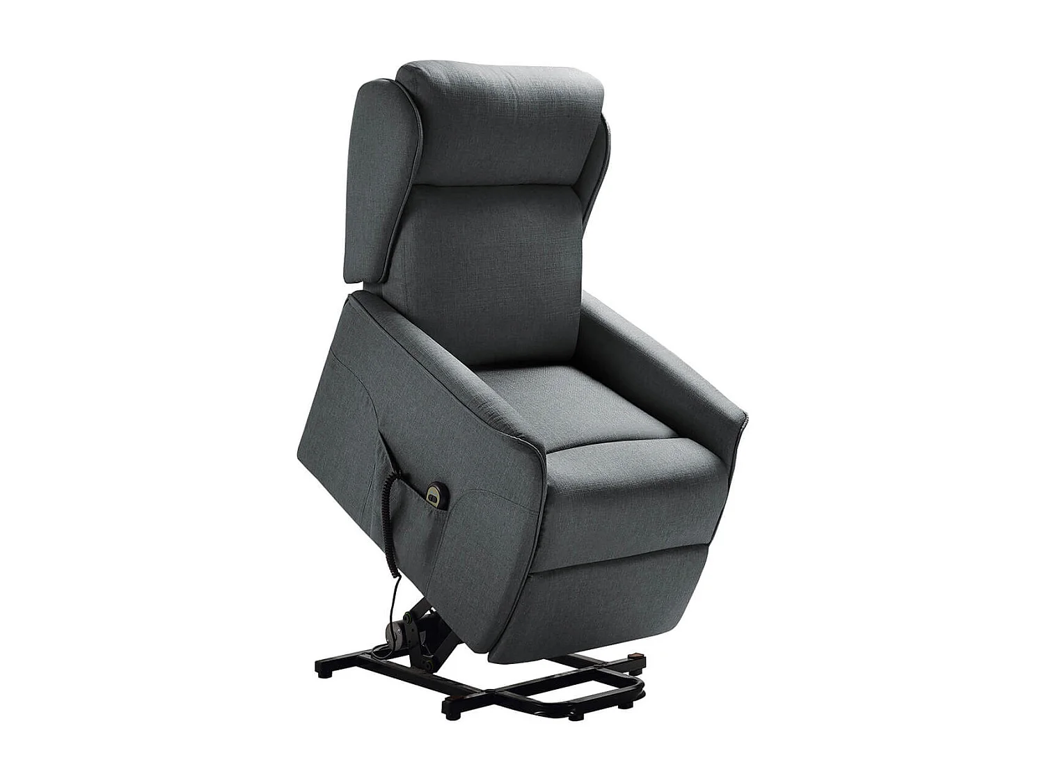 TABAGON - Fauteuil Relax et Releveur Bleu