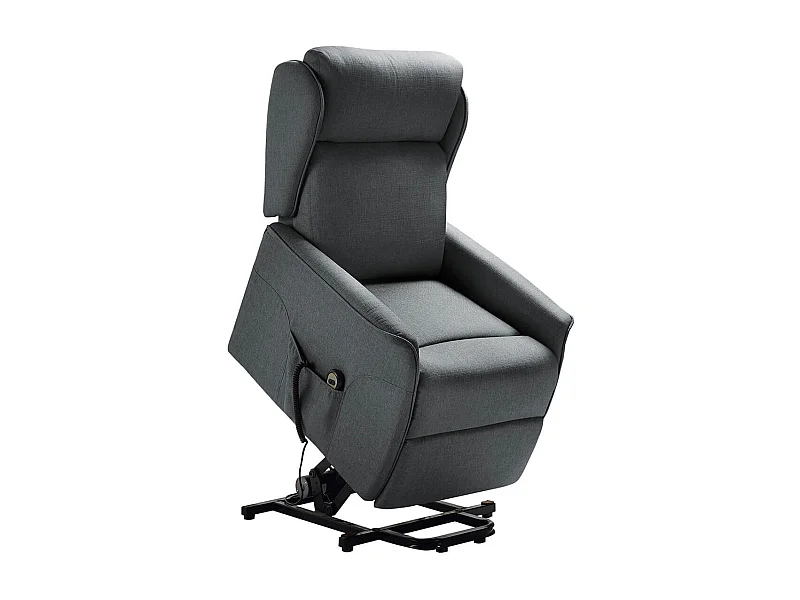 TABAGON - Fauteuil Relax et Releveur Bleu