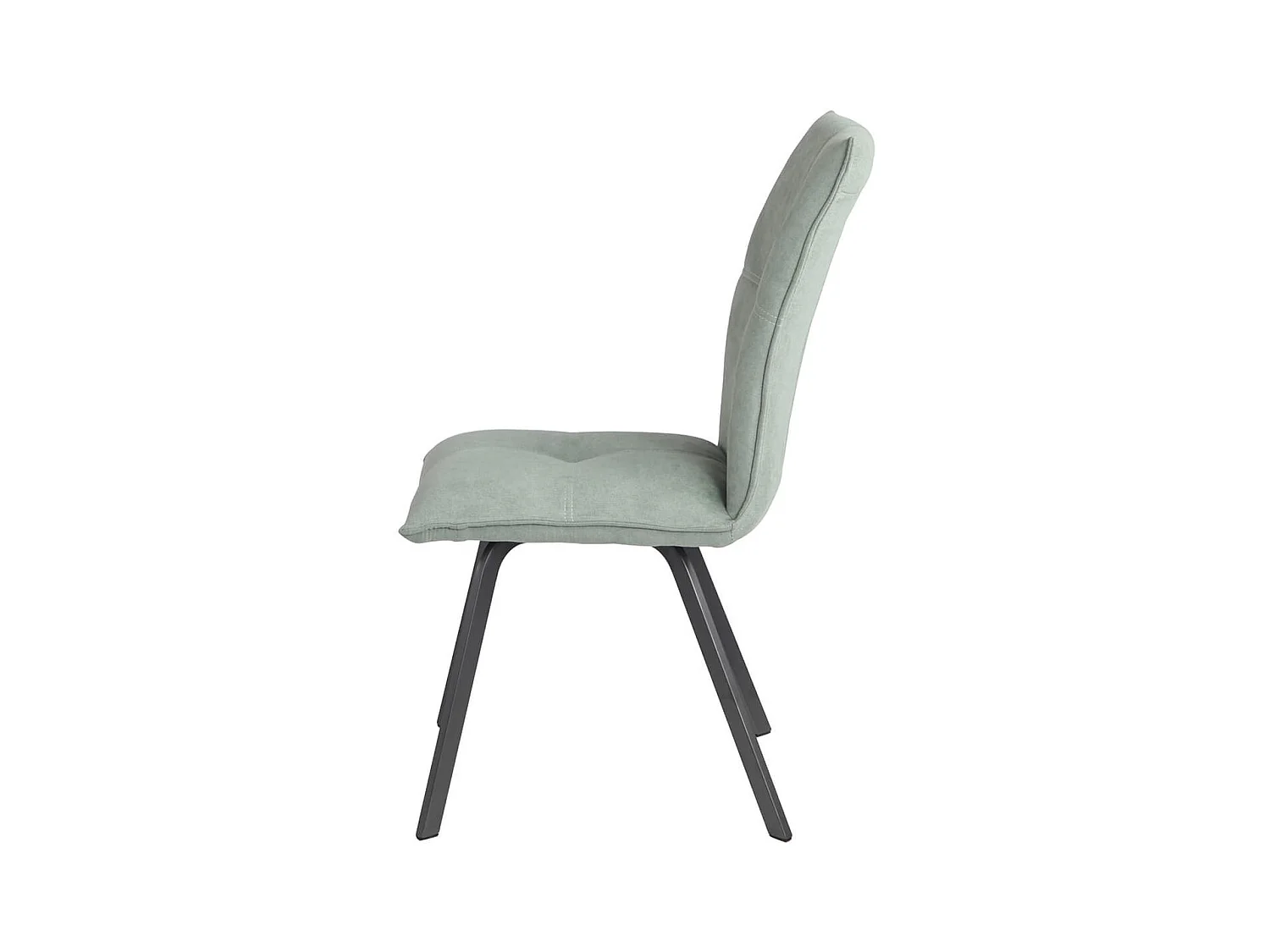 BISPO - Lot de 2 Chaises Tissu Coloris Vert d'Eau